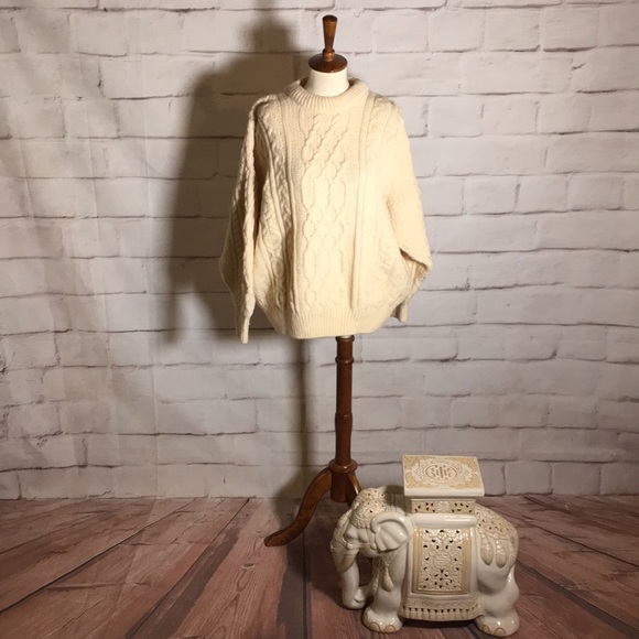 Callan Cable Knit Chunky Knit Wool Sweater - Picture 1 of 7